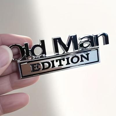 Издание Старик 3D Эмблема Наклейка Значок Крыло Забавные Наклейки Автомобиль Грузовик Замена Декор Двери для Универсального Автомобиля Внедорожника