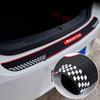 90CM Universal Car Rear Door Guard Bumper Protector Scratch Rubber Sticker Bar Black Auto Threshold Protection Anti Kick