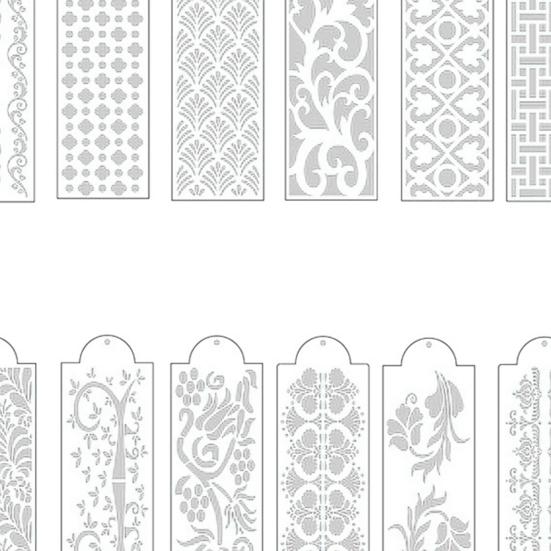 16 шт ПЭТ трафареты для торта с антипригарным покрытием уникальный домашний коврик для украшения ресторана