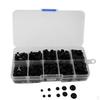 760 Pieces 4-10mm Round Plastic Black Flat Doll Eyes for Animal Puppet DIY Making