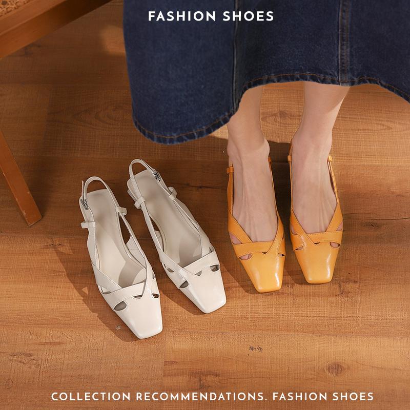 Модные повседневные женские сандалии с пряжкой на ремешке, женская обувь на каблуках, сандалии женские из натуральной кожи, свадебные туфли для девочек, лето