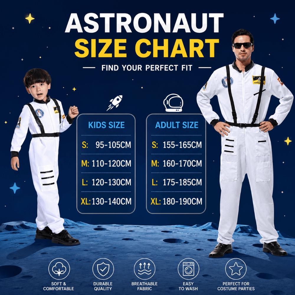 Strap Spaceman Jumpsuit Zip Closure Spacesuit Outfit Astronaut Costume Bodysuit Halloween Party