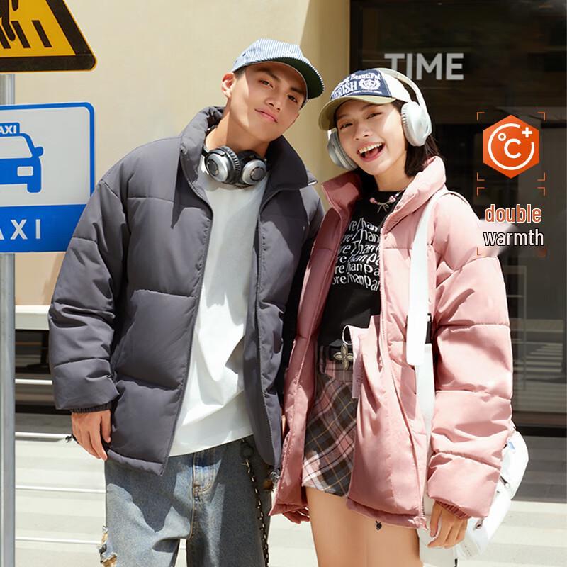 Jeanswest Men's Winter Stand-Collar Padded Jacket