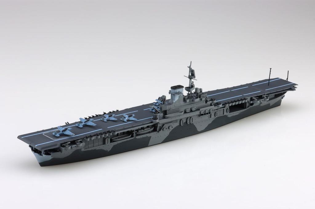 Aoshima Bunka Kyozai Водная линия Авианосец ВМС США Уосп Масштабная пластиковая модель Сборный kit АО. (АОСИМА) 1/700