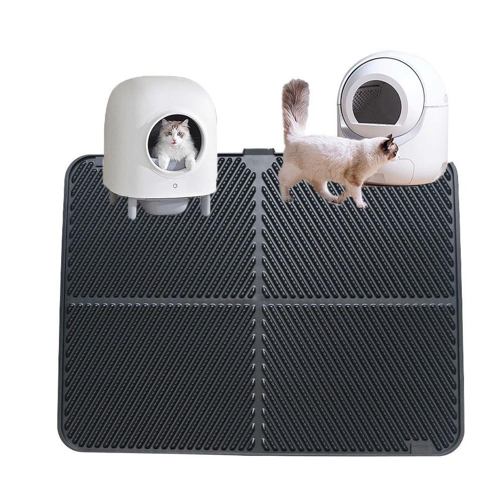 Silicone Cat Scratch Pad Anti-Spread Pet Cleaning Mat Pet Supplies Cat Litter Pad  Pets