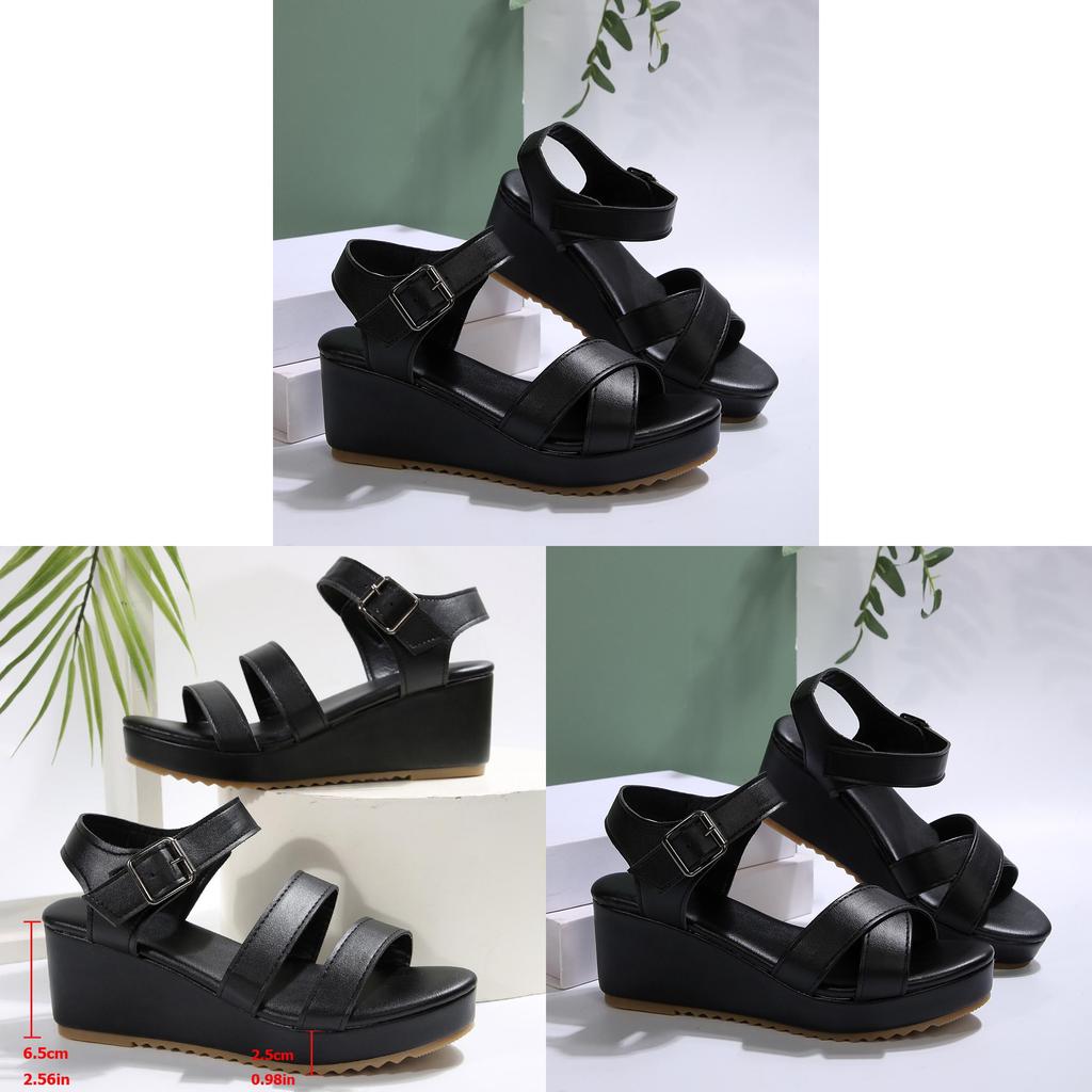 Roman Sandals For Women With Pu Upper And Rubber Sole Summer Footwear For Casual Outdoor Use