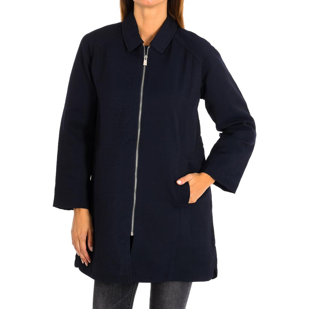 Удлиненная куртка с длинными рукавами 9063 для женщин