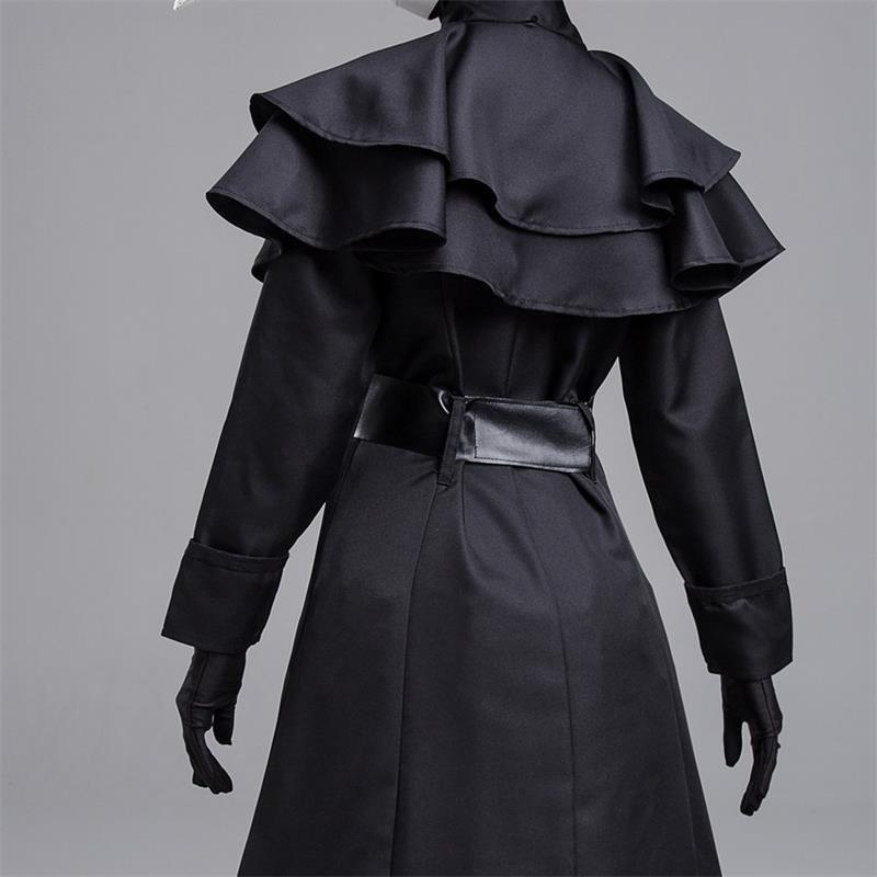 Костюм чумного доктора на Хэллоуин, халат, накидка, маска с клювом в стиле стимпанк, костюм чумного клюва, доктор, косплей, костюм на Хэллоуин, новое аниме