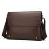 Briefcase for Men PU Tote Commuting Laptop Shoulder Executive Business Work Messenger Crossbody Side Designer Bag