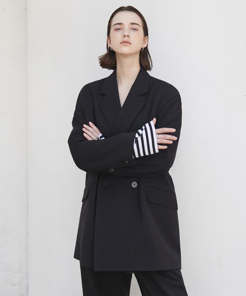 A.Riff Over Double Long Jacket_Black
