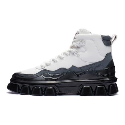 Li Ning CF Classic Casual High-Top Sneakers Unisex Sneakers Cloud-White AGCR488-1