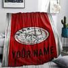 1PC Ajax Fan Gear Custom Name Patterned Flannel Blanket Suitable For All Seasons For Home Decor Warmth And Comfort Gifts Holiday Present