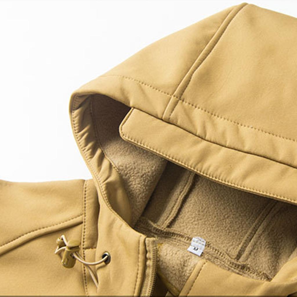 Мужские зимние однотонные куртки Мужские модные куртки Дышащие ветрозащитные куртки Куртки для занятий спортом на открытом воздухе