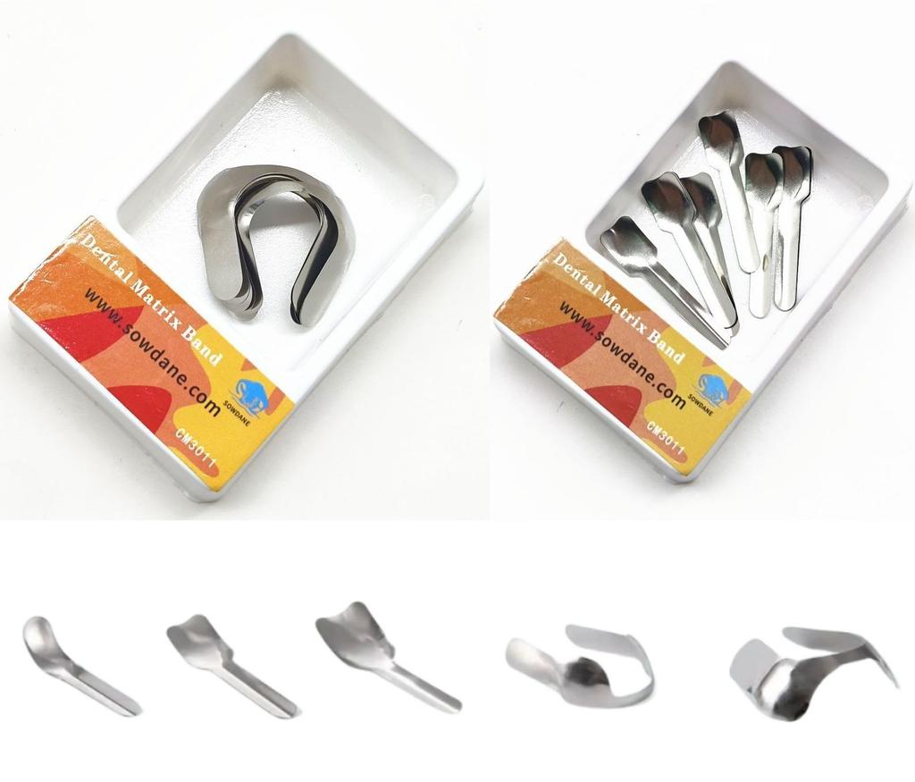 12 шт./30 шт. Дентальные двойные передние матрицы Матричными системами Большие малые проксимальные передние полоски Материалы для реставрации зубов