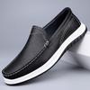 Brand Men Split Leather Loafers High-quality Handmade Urban Business Leather Shoes Fashionable and Comfortable Man Driving Shoes