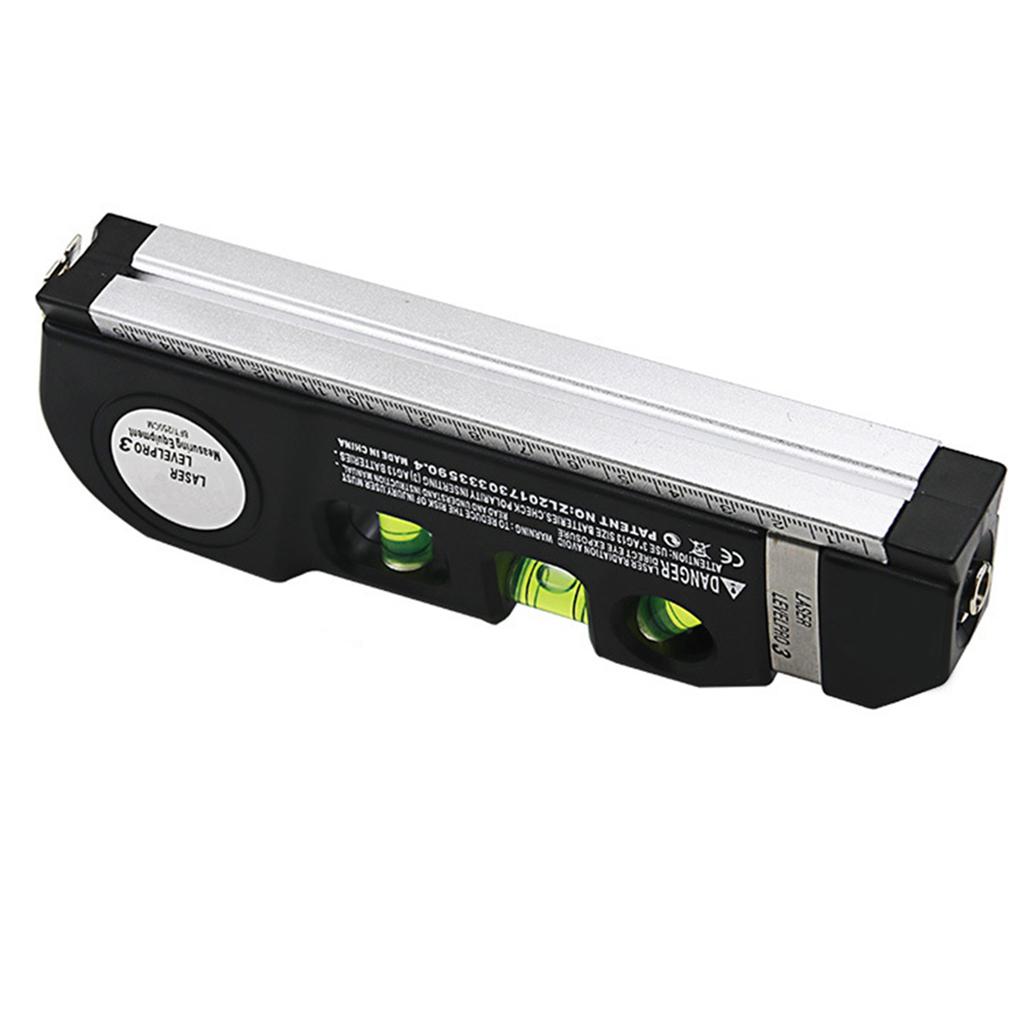 Многоцелевая лазерная линейка Лазерный многофункциональный лазерный уровень и спиртовой уровень Метрические линейки Лазерная прямая линия Горизонт