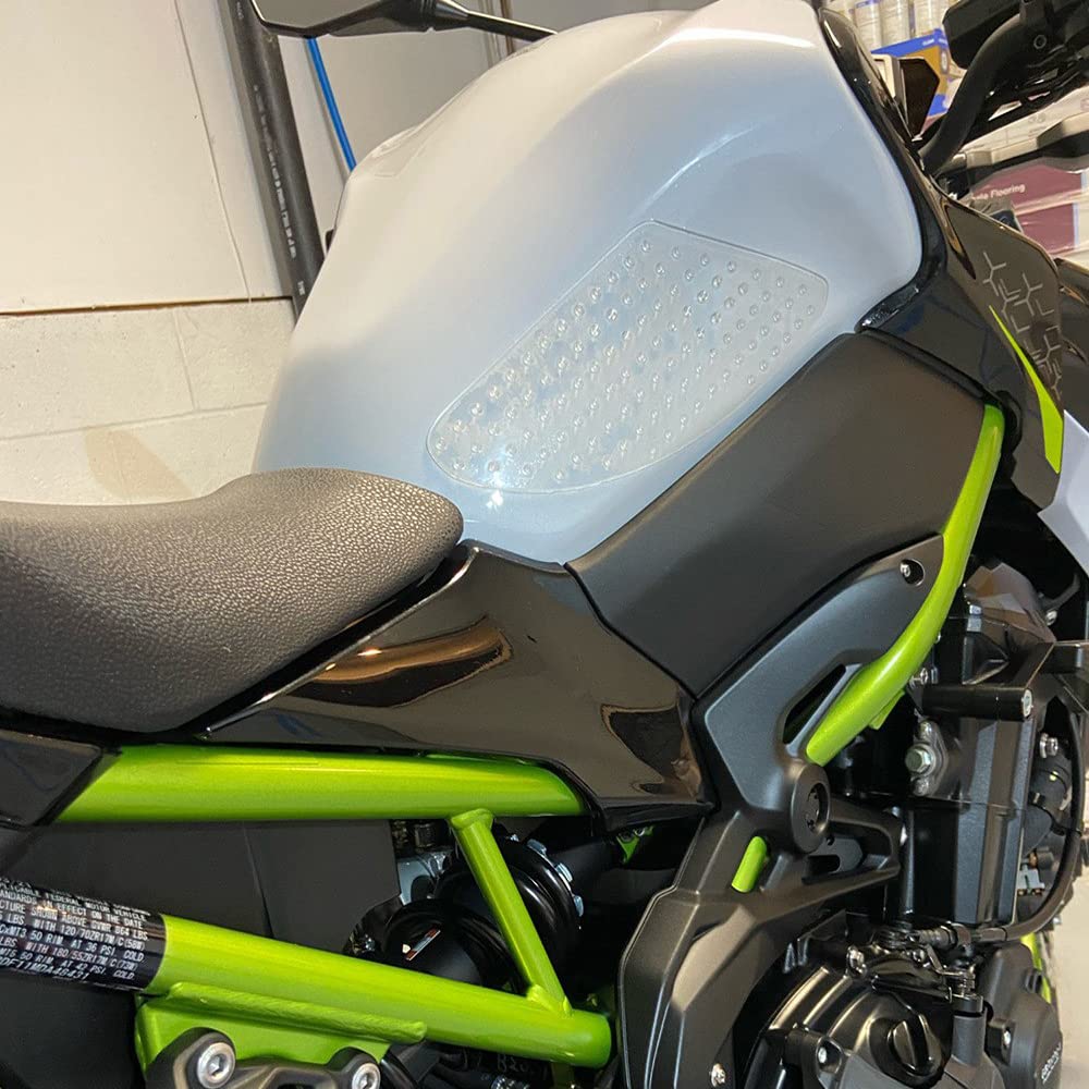 Накладки на бак мотоцикла Samco, черные/прозрачные, левая и правая, комплект, накладки для коленей