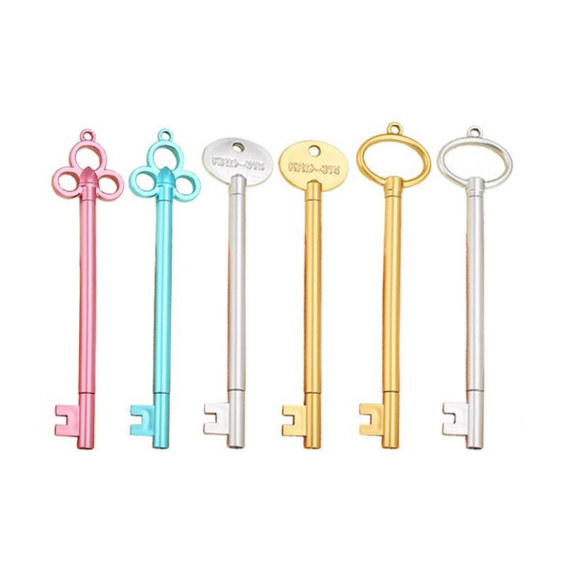 1 шт. Kawaii Retro Key гелевая ручка школьные канцелярские принадлежности винтажные креативные милые красивые ручки