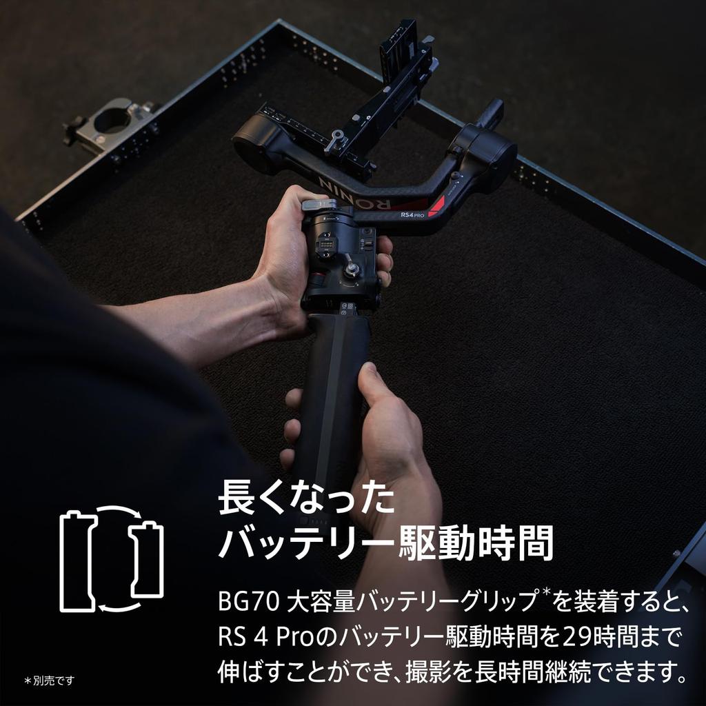 DJI RS 4 Pro 3-Axis Gimbal Stabilizer for DSLR and Cinema Cameras Native Vertical Shooting Supports Up to 4.5kg Focus and Zoom Dual Motor Second