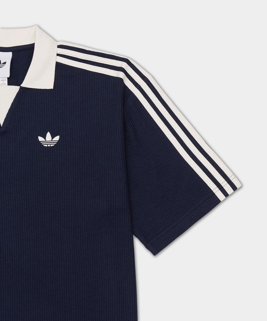 Футболка Adidas Waffle с коротким рукавом - Темно-синий / Kw7473
