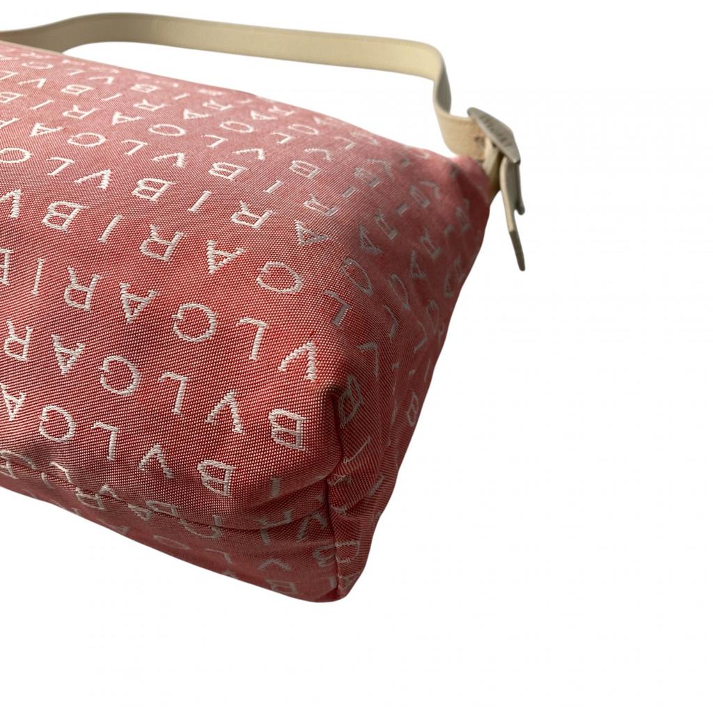Used BVLGARIHandbag Pink/Ivory canvas/leather Women