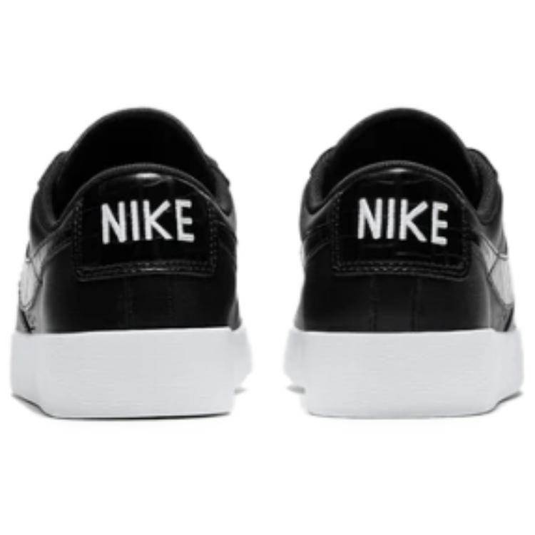 Nike Кроссовки для скейтбординга Blazer, нескользящие, износостойкие, низкие, женские, черные BQ0033-001