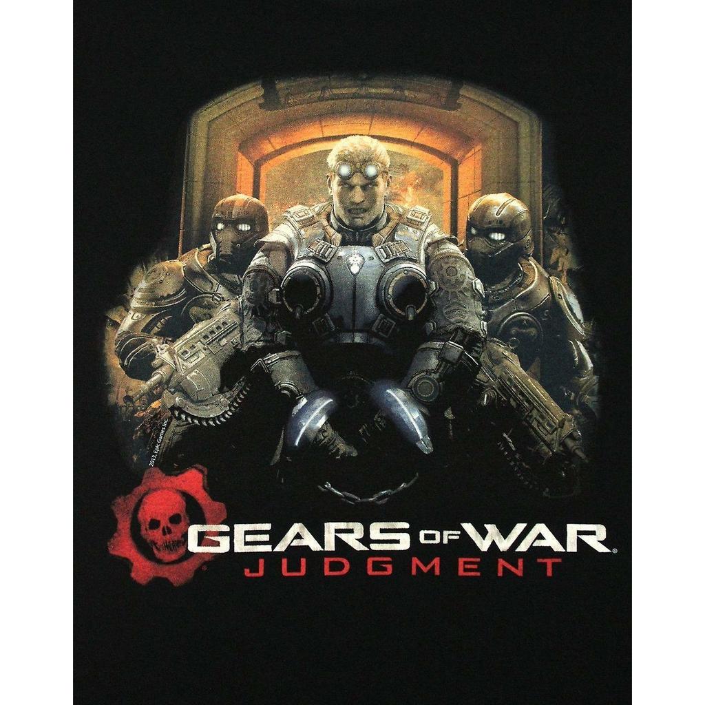 Мужская футболка с надписью Gears of War Judgment