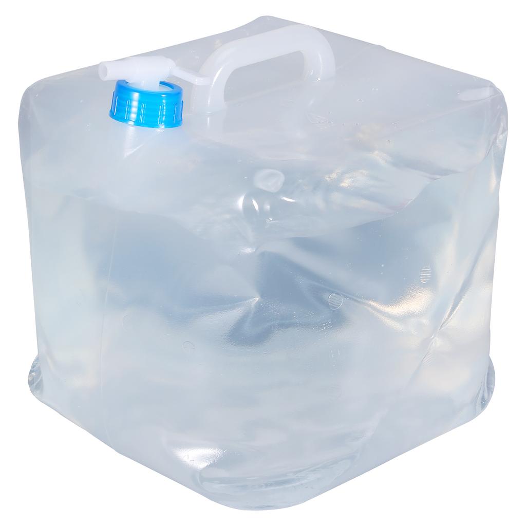5L-20L Collapsible Car Water Storage Bag Plastic Empty Tank With Handle & Tap Foldable Water Containers Liquid Bucket