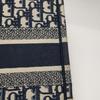[Pre-Owned] Book Tote Hand-Embroidered Monogram Large Capacity Canvas Tote Bag - Excellent #LAKQIK