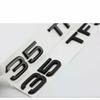 Car Trunk sticker 3D ABS glossy black 2.0 2.5 3.0 4.0 5.0tdi 30 35 40 45 50 55 TDI For  Audi A1 A3 A4 A5 A6 A7 A8 Q2 Q3 Q5 Q7 TT