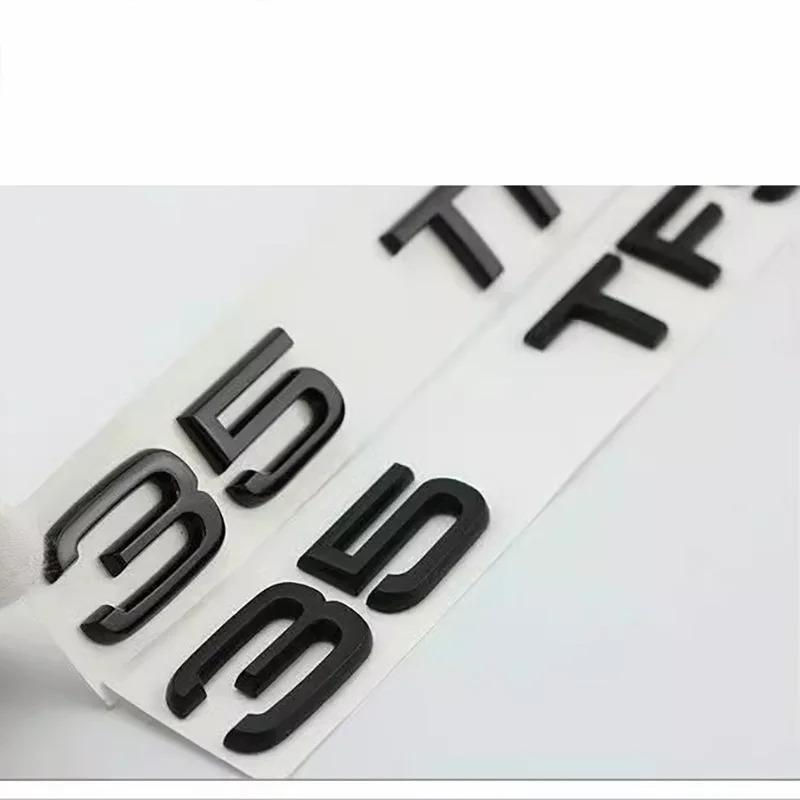 Car Trunk sticker 3D ABS glossy black 2.0 2.5 3.0 4.0 5.0tdi 30 35 40 45 50 55 TDI For Audi A1 A3 A4 A5 A6 A7 A8 Q2 Q3 Q5 Q7 TT