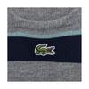 Lacoste Мужские полосатые поддельные носки [меланжевый серый]