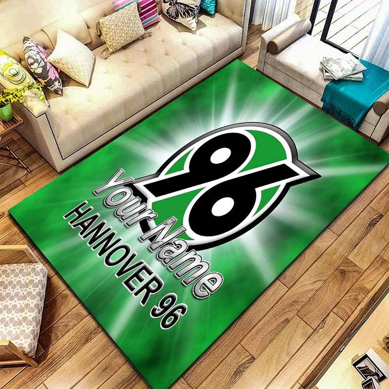 Hannover 96 Custom Name Carpet Rug for Living Room Bedroom Home Sofa Decoration,Kids play Non-slip Floor Mat