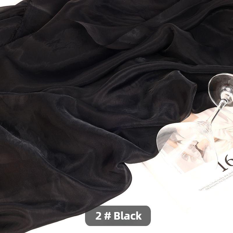 Приятная к коже ткань органза на метр для одежды, юбок, платьев, шитья своими руками, летняя полупрозрачная мягкая ткань, рукоделие, тонкая однотонная