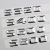 ABS 3D Chrome Car Letters Trunk Emblem Badge Sticker For W220 W221 W222 S300 S320 S350 S400 S500 Mercedes Lettering
