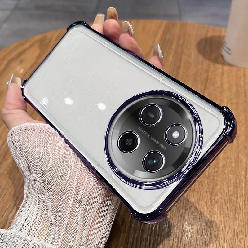 Honor X11 mobile phone case, airbag anti-drop soft case, Honor X11 decompression rotating magnetic bracket protective cover.