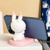 Haozaikeji Милая подставка для телефона в виде кролика для стола, мультяшный держатель для мобильного телефона в виде кролика, совместимый с мобильными телефонами для офиса и дома