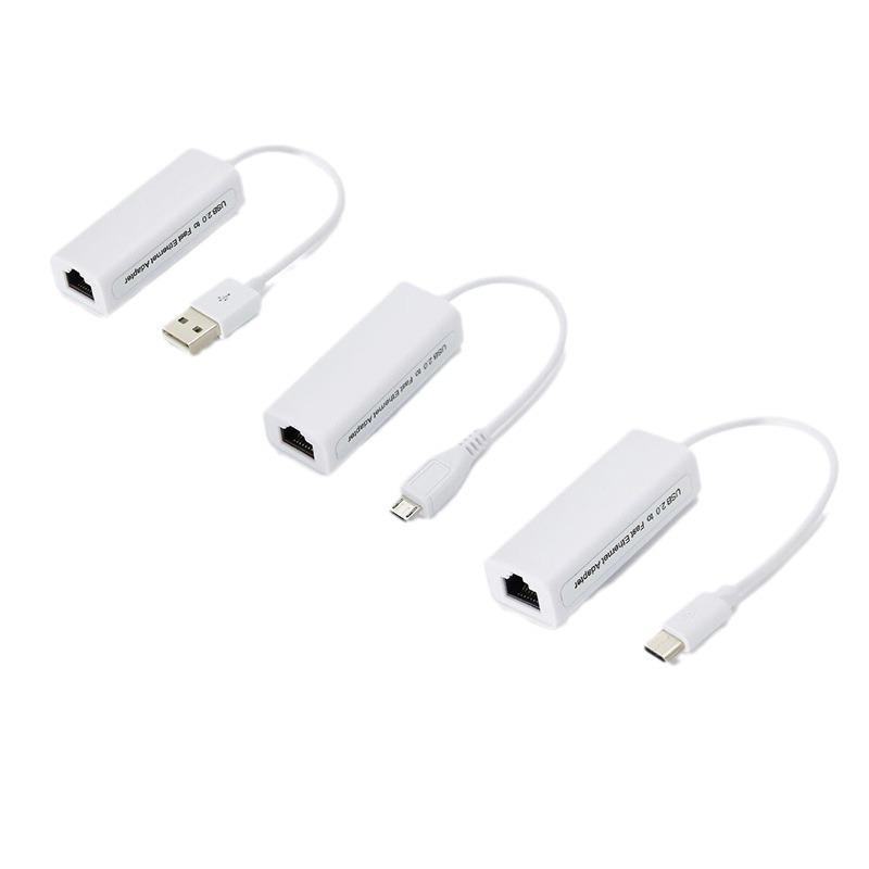 Адаптер USB-C к RJ45 100 Мбит/с: Совместим с компьютерами, телефонами и ТВ-приставками.