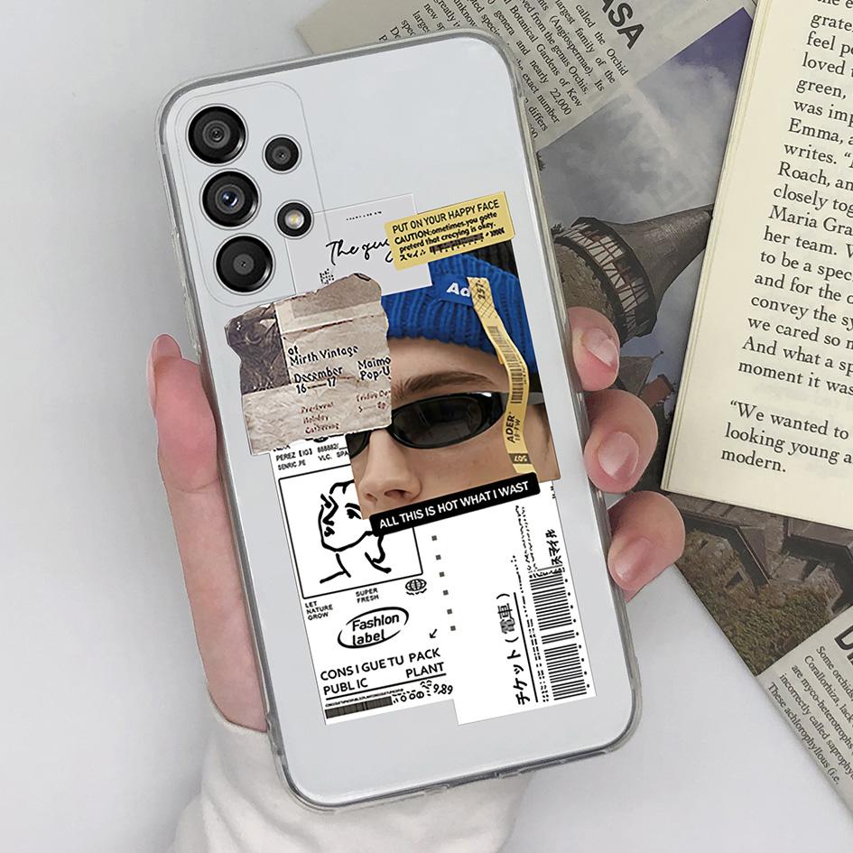 Чехол для телефона Samsung Galaxy F12 F13 F22 F23 A52 A23 A33 A72 A10, модный защитный мягкий силиконовый чехол для девочек для Samsung C5 7 8 9, бамперы для телефонов