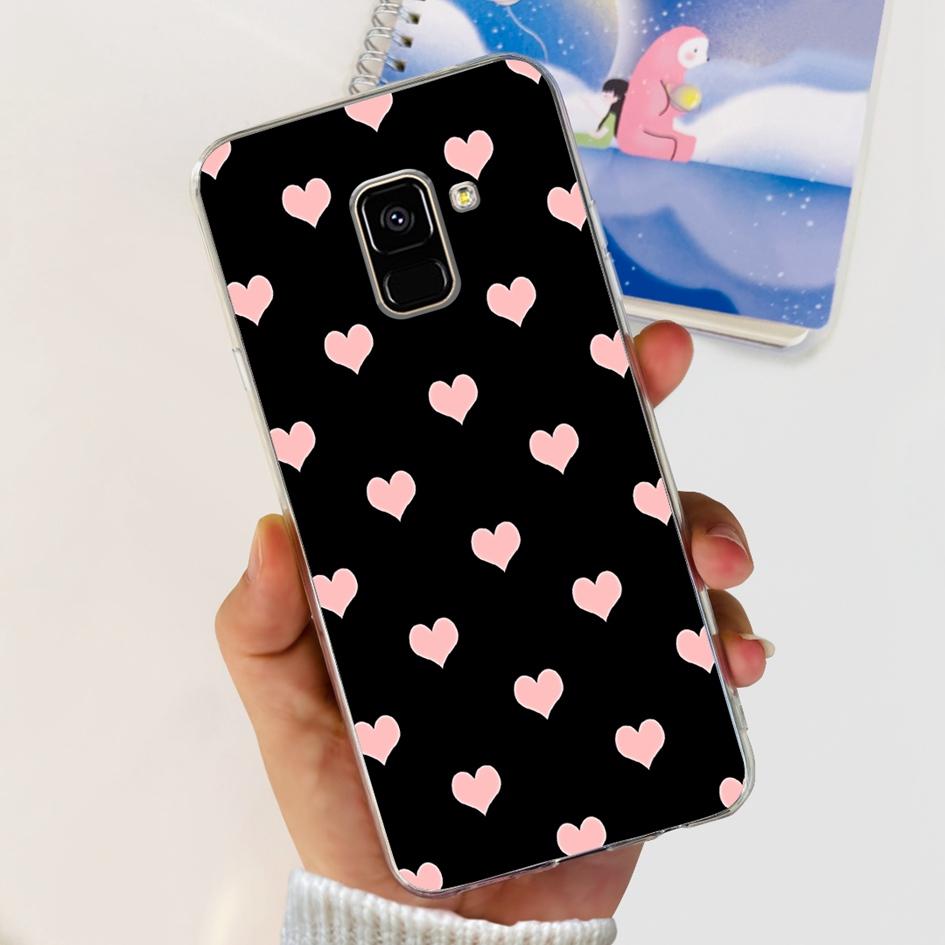 Чехол для Samsung Galaxy A8 2018 / A8 Plus 2018 A530F A730F Силиконовый чехол Популярный цветок одуванчика Мягкий TPU Чехол-защита для телефона