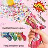 10-Piece Baby Birthday Confetti Gun: Automatic Ribbon-Spraying Handheld Cannon