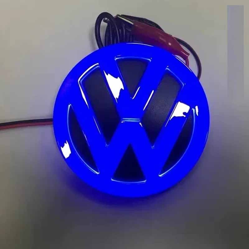 Для VOLKSWAGEN Новый 11 см Светодиодная Задняя Наклейка-Значок на Багажник Для VW Polo Golf Jetta Beetle CC Tiguan Touran Passat MK7 MK5 B5