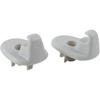 2 шт. 1AR26BD1AA 1AR26DW1AA Зажимы-крючки для солнцезащитного козырька, совместимые с 2005 - 2012 Jeep Liberty, 2008 - 2012 Dodge Nitro