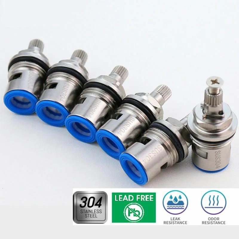 304 Stainless Steel Bath Kitchen Faucet Cartridge Spare Part Ceramic Valve Stem Water Tap Cold Water Premium Durable