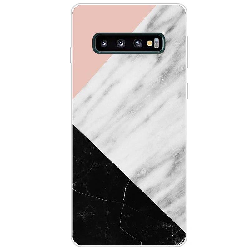 Новейший чехол из ТПУ с принтом для Samsung Galaxy S10 S10 + чехол для телефона Samsung S10 Plus S10e, задняя крышка, бампер Fundas Coque