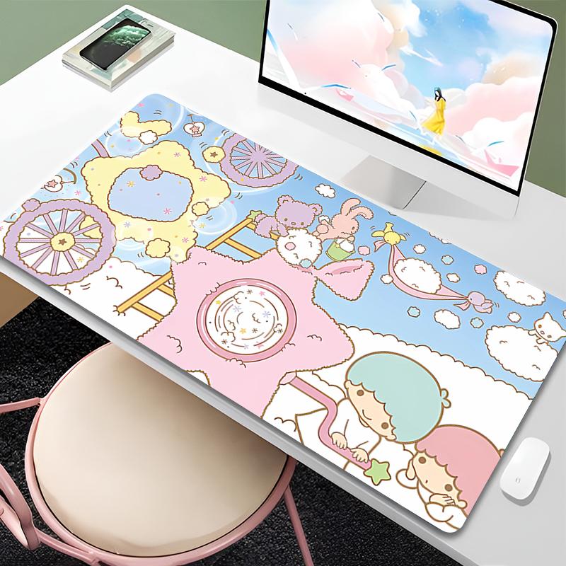 Mouse Pad Larger XXL Designed specifically Speed Computer Keyboard Desk Mat Laptop Little Twin Star Gaming Accessories Mousepad