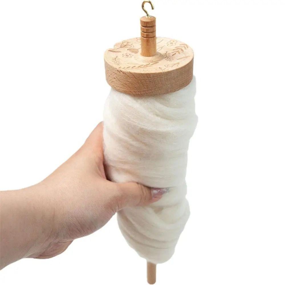 Wooden Spindle Top Hand Carved Whorl Yarn Spin Sewing Crafts Drop Spindle  Top Whorl Yarn Spin