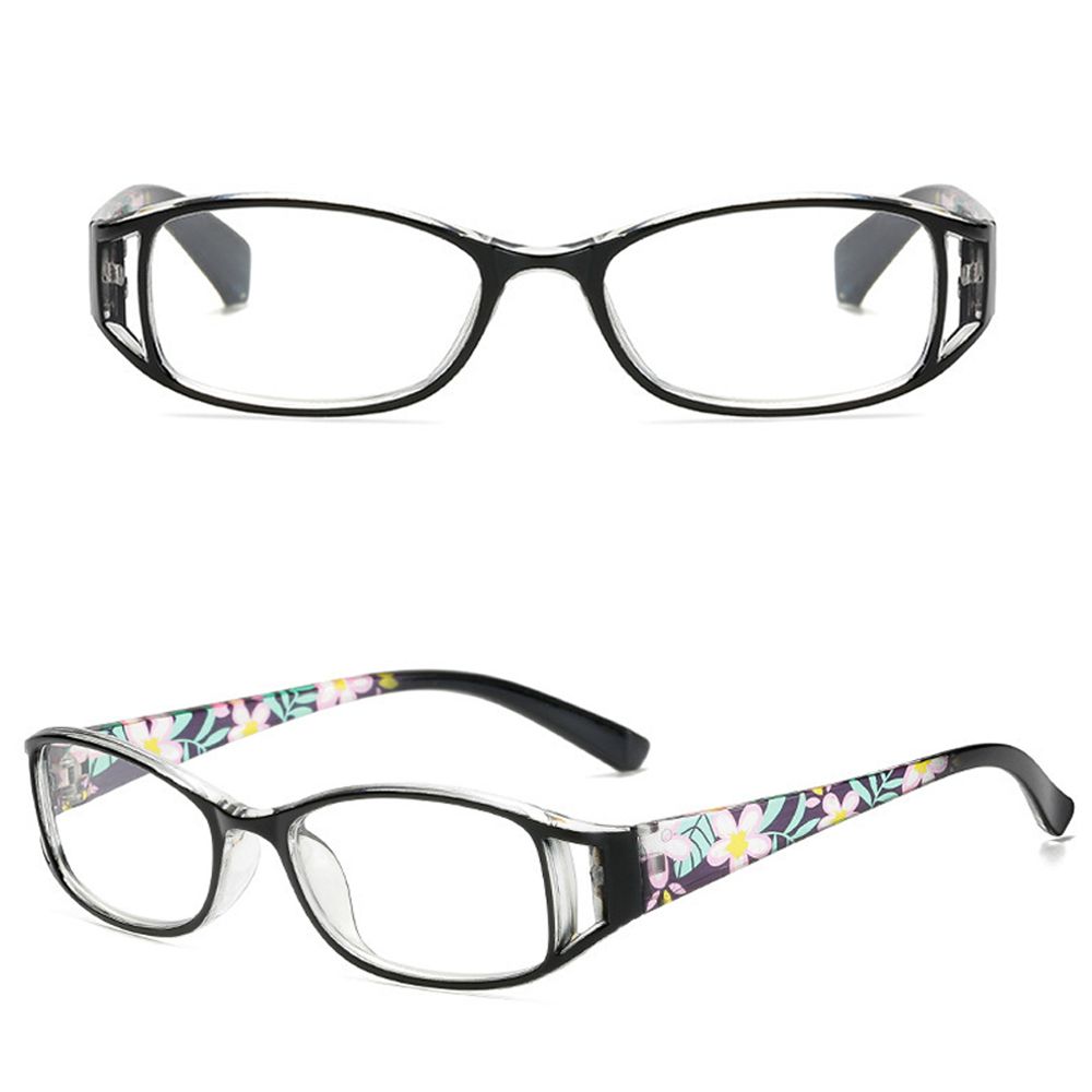 Flowers Elegant Vintage Anti-Blue Light Eyeglasses Ultra Light Frame Reading Glasses Eye Protection