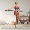 Йога-палка, регулируемые стержни для растяжки из нержавеющей стали с ручками из пенопласта, корректор осанки для занятий йогой, перекладина для упражнений на подвижность, гибкость, баланс