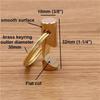 Pure Brass Bottle Opener Creative Multifunctional Yellow Keychain High-quality Key Rings